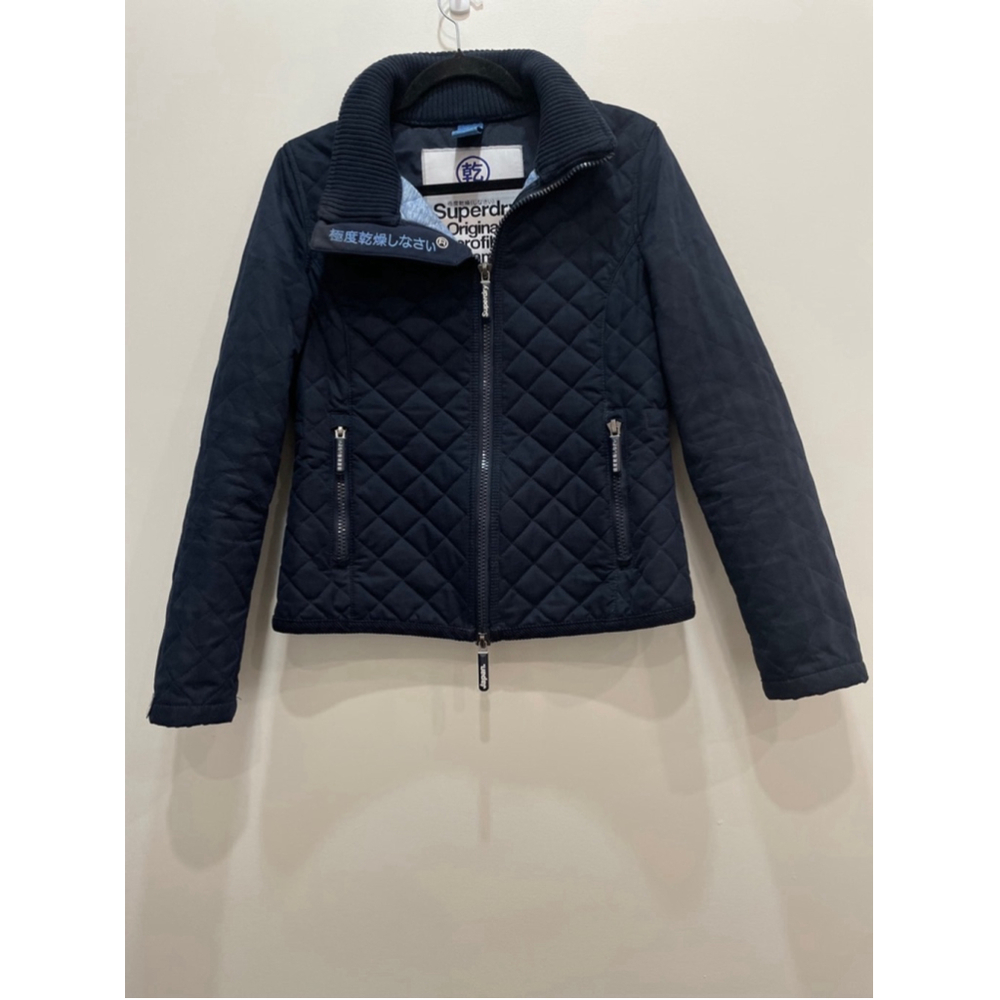 Superdry Original Microfiber Programme Jacker Quilted Puffer Womens Size Medium